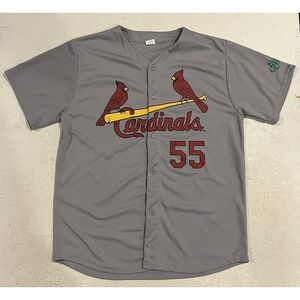 Stephen Piscotty St. Louis‎ Cardinals Jersey Men's Size XL #55 SGA Extra Large